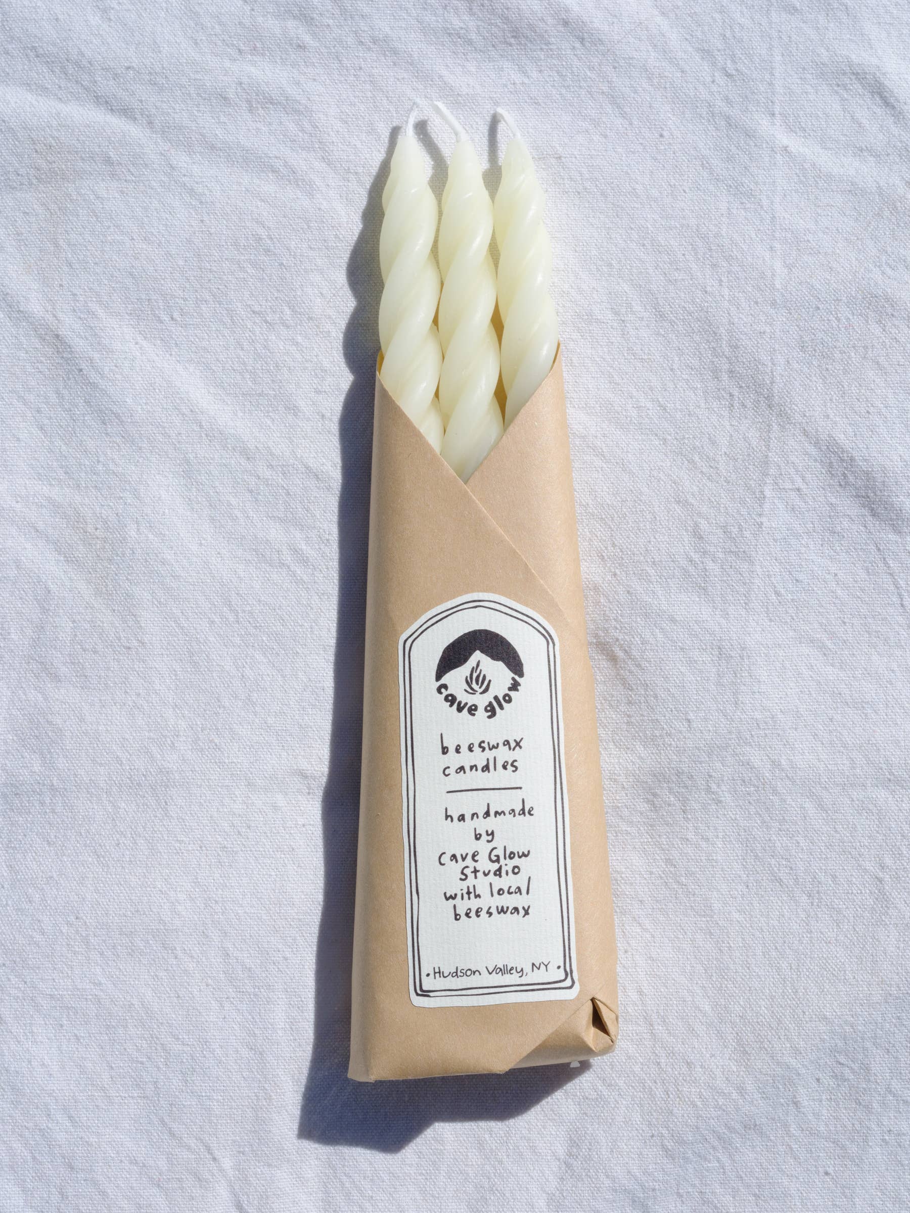 Beeswax Spiral Candles